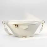 Moteriška aksominė bananinė rankinė